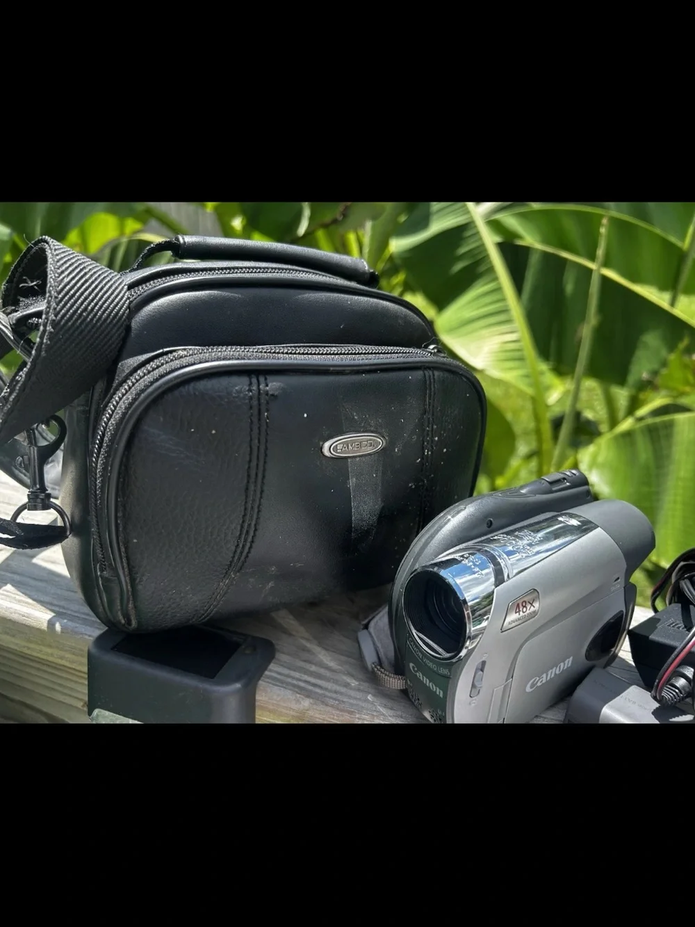 CANON DC320 DVD 48X ADVANCED ZOOM W/ CHARGER & BATTERY & BAG ~ TESTED & WORKING